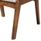Baxton Studio Roxy MidCentury OffWhite Boucle Upholstered and Walnut Brown Finished Wood Ottoman Footstool 225-12924-ZORO - alternate 6